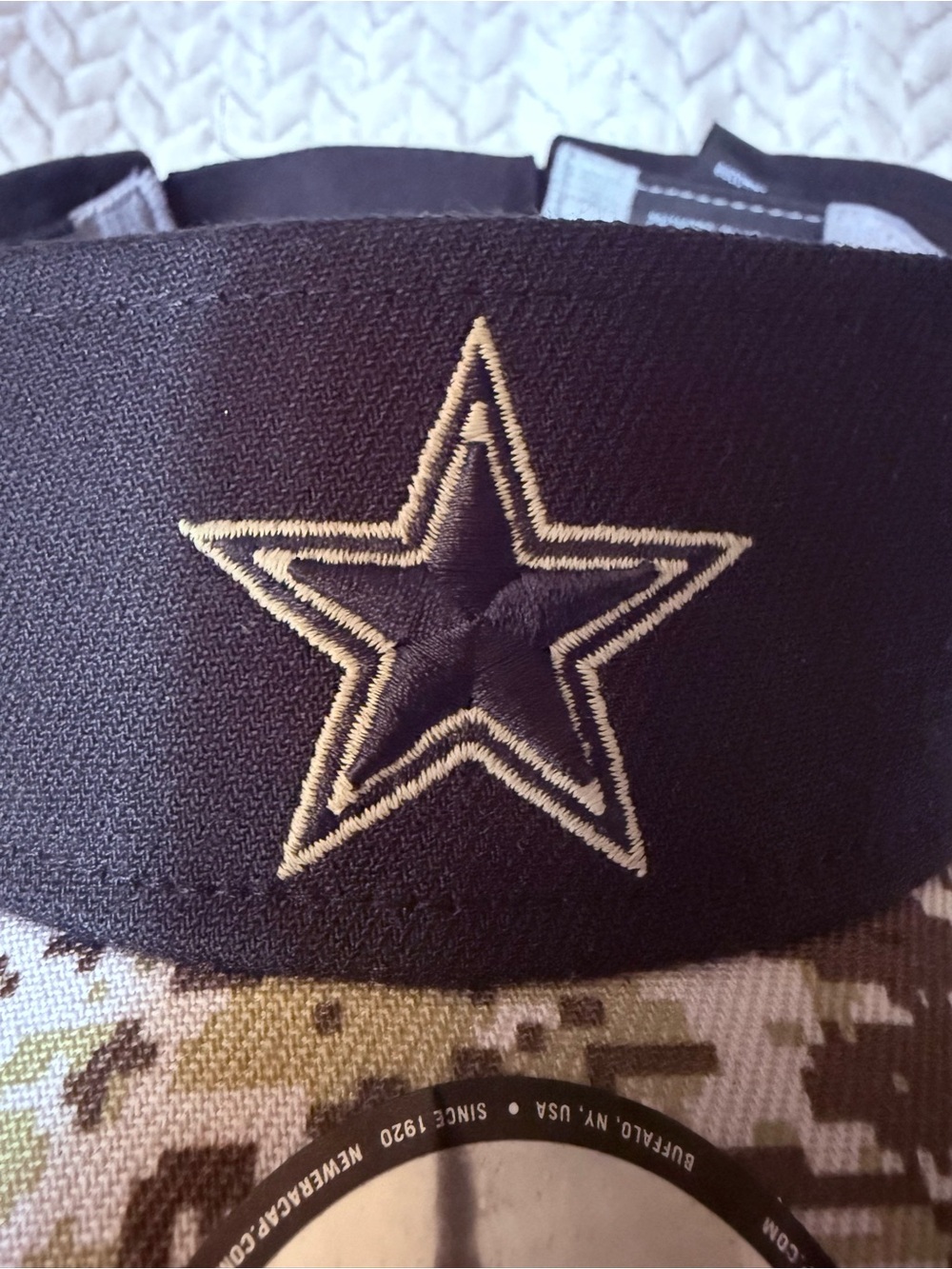 Dallas Cowboys Men’s Visor with Camouflage/Embroidered Star #Cowboys #Dallas